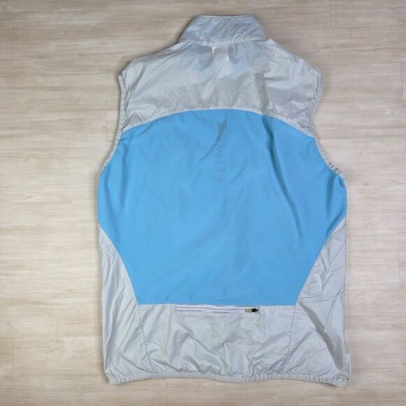 Patagonia Nine Trails Vest Men’s Size Medium Gray Blue Lightweight Reflective - Picture 2 of 7